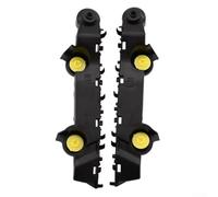 Tidevib Par de soportes de parachoques delantero para modelos Qashqai 2021+, material ABS, para negro, para OEM 62222-6UA0A 62223-6UA0A