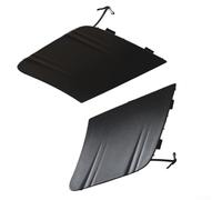 Tidevib Par de tapas de gancho de remolque negro mate 2021-2024, reemplazo de parachoques delantero, ajuste directo