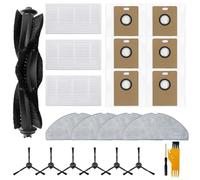 Tidevib Para Tapo Partes de Aspirador Set Para RV30 Max Plus RV20 Max Plus Robot Con Filtro Cepillo Principal Mopa Bolsa Polvo Cepillo Lateral Destornillador
