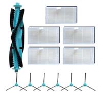 Tidevib Para Ultenic para T20 Pro cepillo principal cepillo lateral y filtros Kit de aspiradora para T10 Lite, para Honor Choice S3 R3 Series