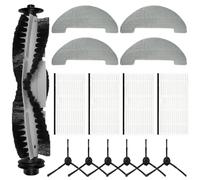 Tidevib Para XIEBro Kit de piezas de repuesto para HR101 Robot Aspirador Accesorios Set con cepillo principal Cepillos laterales Filtros Mopa Pads