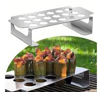 Tidevib Parrilla de patas de pollo con múltiples agujeros de acero inoxidable para barbacoa y asar al aire libre