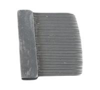 Tidevib Peine de pelo de caballo para violín, viola y violonchelo, peine de hierro con agarre ergonómico, 55 cm de longitud, color plateado