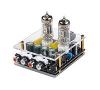 Tidevib Preamplificador de tubo 6K4/6A2 con amplificación de voltaje, ganancia 5x, frecuencia de 5Hz-500kHz, entrada DC12-16V, altavoces activos o receptor