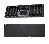 Tidevib Probador de resistencia interna de capacidad de batería de 8 canales, pantalla a color de 24 pulgadas, 10 A máximo, para pruebas y gestión profesionales de baterías