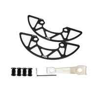 Tidevib Protector de cadena de aleación de aluminio para bicicleta BCD de 104 mm, cubierta protectora de piñón 30-40T para bicicleta de montaña