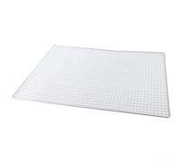 Tidevib Rejilla de malla portátil de acero inoxidable para barbacoa de estilo coreano japonés, camping, cocina al aire libre (marco 3.4, 60 x 40 cm)