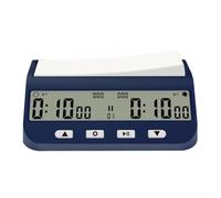 Tidevib Reloj de ajedrez portátil para Chess Go y para ajedrez internacional, material ABS con tiempo adicional