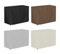 Tidevib Royal - Funda para mesa de comedor con ruedas GOURMET PC3404S, tela Oxford 420D impermeable con cordón y hebillas, utensilios de cocina negros