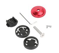 Tidevib Soporte de aluminio para vástago de bicicleta para computadoras de bicicleta Garmin/Bryton/Cateye, para Edge 20-1000, Rider 20-40, serie CC, negro