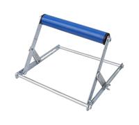 Tidevib Soporte de material ajustable para máquina de corte, 55-135 mm de altura, soporte auxiliar plegable ajustable para mesa de elevación de banco de trabajo