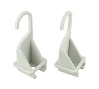 Tidevib Soporte para manguera de ducha para un secado sin esfuerzo y agarre seguro, paquete de 2, carburador blanco