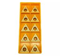 Tidevib TCMT16T304 - Insertos de carburo, 10 piezas triangulares indexables para herramientas de torneado de torno de 1/2 pulgada, semiacabado y acabado