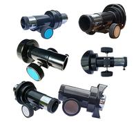 Tidevib Telescope Focuser - Tubo refractor newtoniano con interfaz ocular de 1.25 pulgadas, plástico ABS para equipo de enfoque con eje de acero, parte astronómica negra