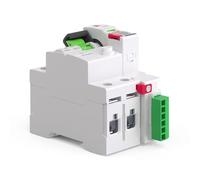 Tidevib Tipo 2P para A RCCB con para reconectador automático, 30 mA 230 V, interruptor de circuito de fugas para hogares, sistemas solares de carga EV, 16-63 A, color blanco