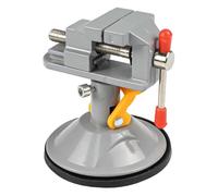 Tidevib Tornillo de banco de mesa con rotación de 360 grados, apertura de mandíbula ajustable de 0 a 30 mm, accesorio de metal para banco de trabajo, amoladora y taladro de mano