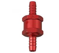 Tidevib Válvula de retención sin retorno de combustible, 6 mm, 8 mm, 10 mm, 12 mm, aleación de aluminio, para gasolina para línea de combustible de agua diésel y carburador