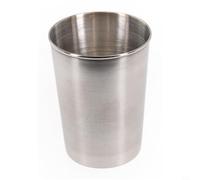 Tidevib Vaso de acero inoxidable de una sola pared para bebidas frías, café, cola, bar, restaurante, oficina (320 ml)