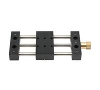 Tidevib X- Mesa deslizante de escenario lineal, tamaño 40x70mm/177x70mm, tornillo de fijación M5, para equipos de prueba y desplazamiento de ajuste fino