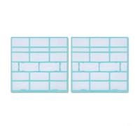 Tidgel 2 accesorios de filtro de aire acondicionado, para Midea, incluye pantalla de polvo colgante que ayuda a prevenir la acumulación de polvo para un mejor rendimiento (30 x 29)