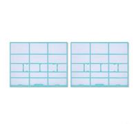 Tidgel 2 accesorios de filtro de aire acondicionado, para Midea, incluye pantalla de polvo colgante que ayuda a prevenir la acumulación de polvo para un mejor rendimiento (37.7 x 29.4)