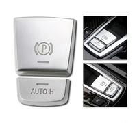 Tidgel 2 unids plata ABS cromo Auto Hold botón cubre para BMW F10 F07 F01 X3 F25 X4 para X5 X6 2011-2017 volante izquierdo freno de estacionamiento Trim