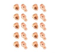 Tidgel 20pcs CB70 Plasma Cutter Consumibles para Eastwood para Versa Cut 60A, Electrodos de Cobre y Boquillas Set