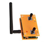 Tidgel 6 canales 900MHz RC Receptor Junta 3.3-4.2V PPM Kit de transmisor, para avión, coche, barco, tanque, robot, sistema de control DIY, naranja (controlador)