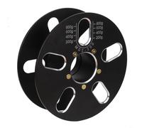 Tidgel Aleación de aluminio para carrete de impresora 3D, bandeja de filamento desmontable para impresión de alta velocidad, compatible con rollos sin bandeja para mayor creatividad y más (negro)