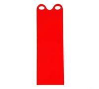Tidgel Alfombra enrollable de plástico flexible para trineo de nieve, 137 cm x 42 cm con asas suaves para esquí de invierno y deslizamiento de arena (rojo)