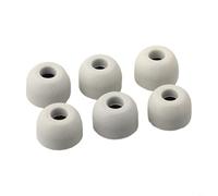 Tidgel Almohadillas de espuma viscoelástica para Sony WF-1000XM4, XM5, C700N, LinkBuds S, almohadillas suaves con aislamiento de ruido con funda, color negro (M gris)