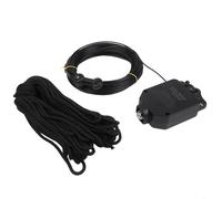 Tidgel Antena de media onda de alimentación final de 8 bandas de onda corta 10-80 m 150 W SSB para campo de radio aficionado, camping, POTA con carcasa ABS Balun 1:64 (4010-150W)