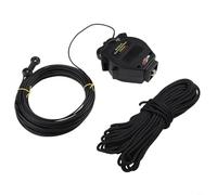 Tidgel Antena de media onda de alimentación final de 8 bandas de onda corta 10-80 m 150 W SSB para campo de radio aficionado, camping, POTA con carcasa ABS Balun 1:64 (4010-1000 W)