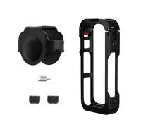 Tidgel Armazón de metal para Insta360 X4 Air: marco protector con protector de lente para deportes al aire libre, negro