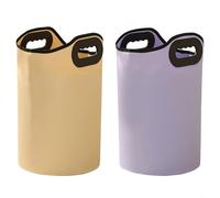Tidgel Bañera plegable con válvula de drenaje, cubo de remojo de 47 cm de profundidad, spa portátil aislado de 8 capas para uso doméstico y de viaje, beige (D)