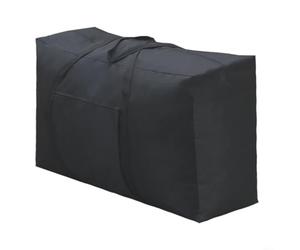 Tidgel Bolsa de almacenamiento KAYAK, transportador inflable Oxford grueso 1680D, con bolsillos para pesca en canoa de hasta 12 pies, negro (97 x 30 x 55 cm)