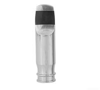 Tidgel Boquilla de metal para saxofón, construcción de latón, tono transparente, tamaño 5-9 para saxo alto soprano tenor, acabado plateado, práctica profesional de banda (tamaño alto 7)