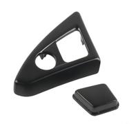 Tidgel Botón de bloqueo de la caja del reposabrazos de control central para BMW Serie 5 F10 F18, reemplazo de la placa de ajuste del interruptor de la guantera, color negro, fácil y rápido de usar