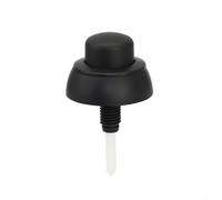 Tidgel Botón de inodoro de descarga individual para Siamp para Optima 49, botón cromado para interruptor de tanque de inodoro, mecanismo de descarga de válvula de drenaje ABS (estilo B)