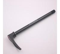 Tidgel Brocheta de liberación rápida para bicicleta, aleación de aluminio de 12 x 142/148 mm, palanca con tuerca para conversión de buje trasero MTB negro (12 x 165 mm)