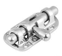 Tidgel Cerradura cilíndrica deslizante del Pin del grado marino en acero inoxidable 316 para la puerta del barco y la seguridad, tamaño del negro del pestillo de la prueba del óxido 60m m