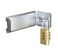 Tidgel Cerradura de puerta con contraseña en ángulo recto, con teclado, pestillo de seguridad antirrobo, para puertas de entrada interiores, dormitorios y armarios de baño (plata-C)