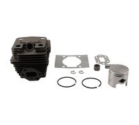 Tidgel Cilindro para kit de pistón de 36 mm y 40 mm para Zenoah G35 G45 BC4310 G45L piezas de cortador de cepillo para cortacésped, juego de repuesto de metal (40 mm)