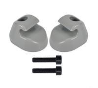 Tidgel Clips de montaje para visera solar, color gris, S16-1023-661, reemplazo directo para Peterbilt, para reparación interior de camiones pesados KENWORTH, paquete de 2