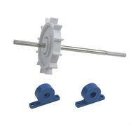 Tidgel Conjunto de eje de transmisión de turbina con 2 rodamientos, para limpiador de piscinas serie 280, compatible con modelos C86 EC86 C80