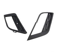 Tidgel Cubierta de rejilla de luz antiniebla para asiento para Ibiza 6J 2012-2020, borde de parachoques delantero ABS, reemplazo directo izquierdo y derecho, par negro, fácil y rápido de usar