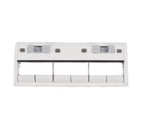 Tidgel Cubierta principal del cepillo para Deebot X1 Turbo T8 950 Almohadilla protectora Sello hermético Resistente a los arañazos para suelos de madera dura (blanco)