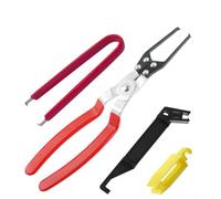 Tidgel Desmontaje de fusibles, juego de alicates de relé automotriz para extracción de terminales de batería de vehículos, kit de herramientas manuales de reparación de automóviles de 4 piezas