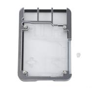 Tidgel Funda acrílica para Raspberry Pi 5 con soporte de enfriador activo, carcasa protectora ligera de 5 capas, recortes precisos para proyectos de viaje (negro)