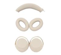 Tidgel Funda de silicona para auriculares Sony WH-1000XM4, funda protectora suave con oreja para haz de cabeza, accesorio de funda resistente a los arañazos (beige)